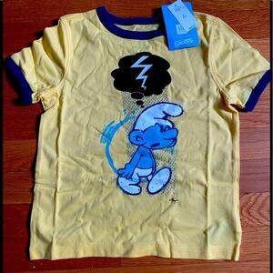 Gap kids and Surfs grumpy smurf T-shirt- NWT